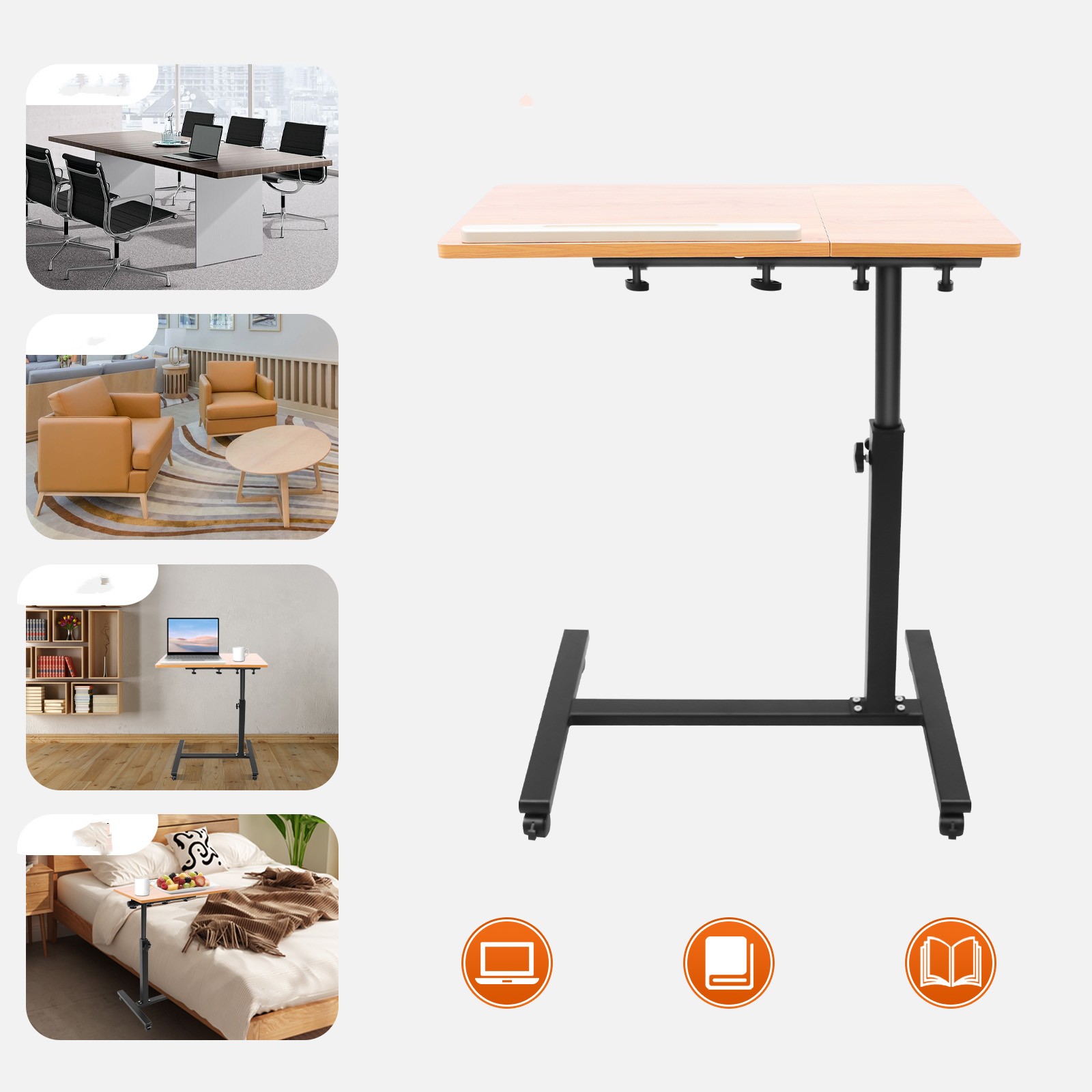 Tablet Lap Desk - Mesa para portátil móvil ajustable 360