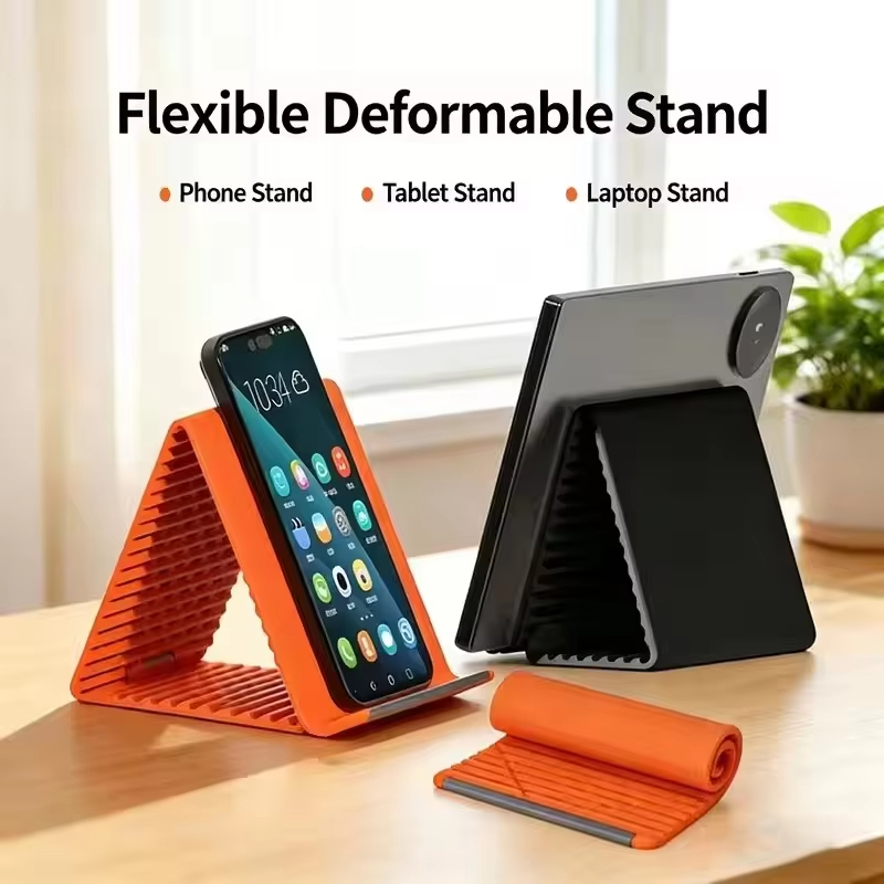 Tablet Stand Adjustable - Soporte de Silicona Portátil para Teléfono