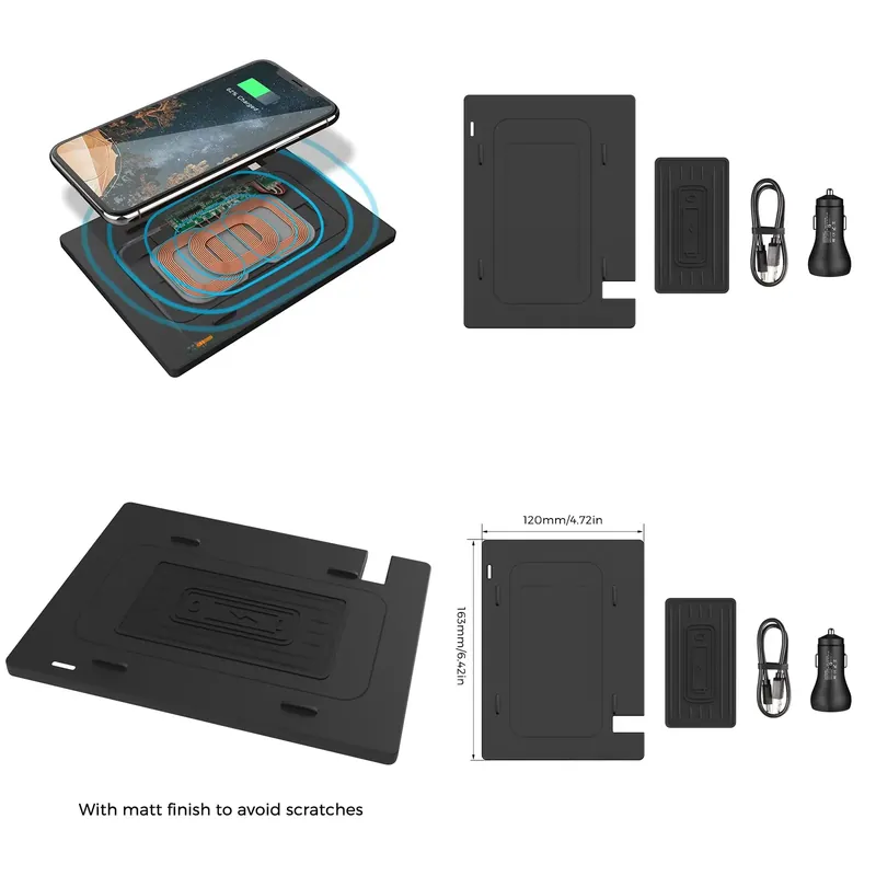 Wireless Charging Pad - Cargador inalámbrico de 10W para Camry