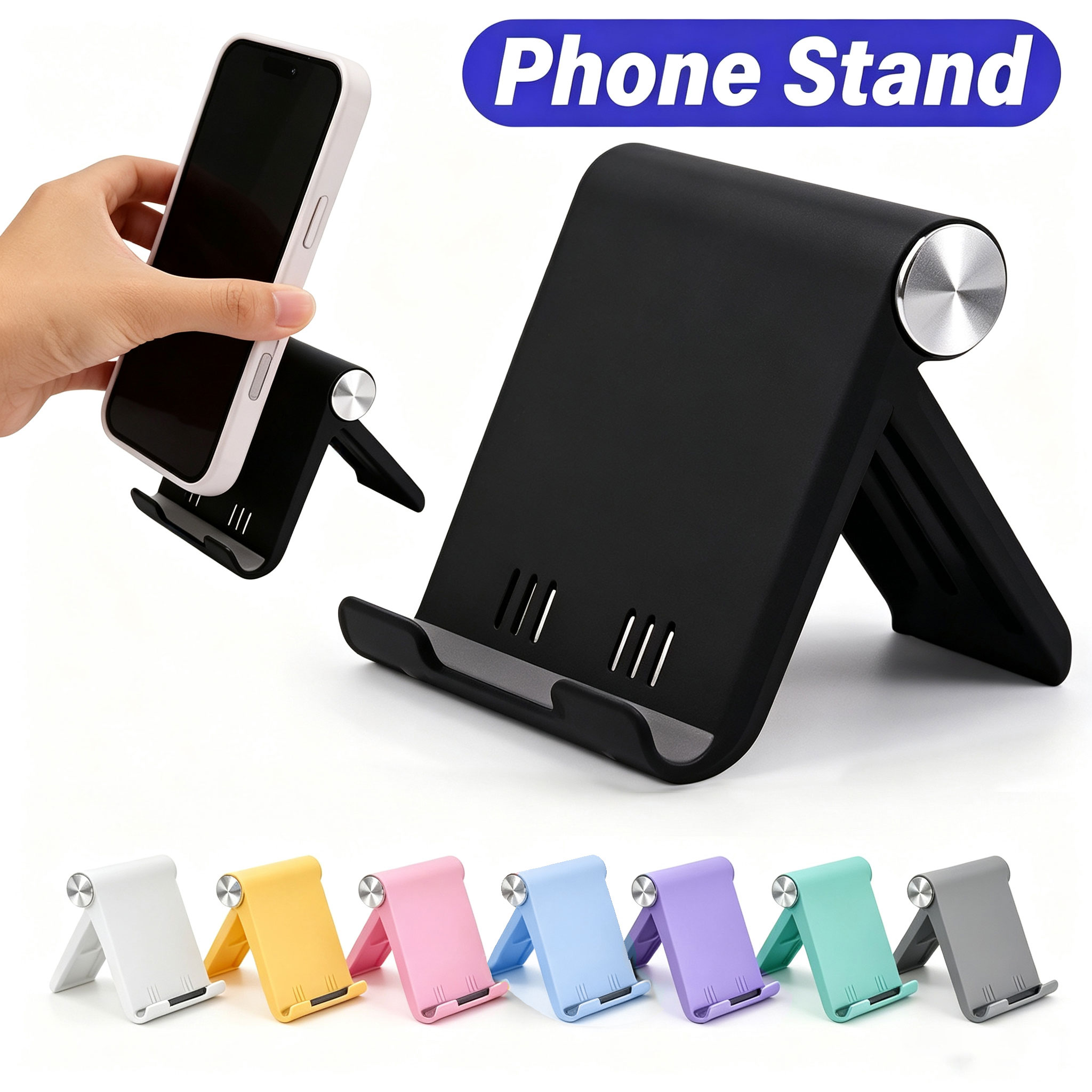 Tablet Stand Adjustable - Soporte plegable para teléfono, 2 uds.,