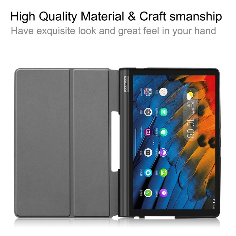 Funda de cuero plegable para t - Lenovo Tablet With Accessories reseña y precio