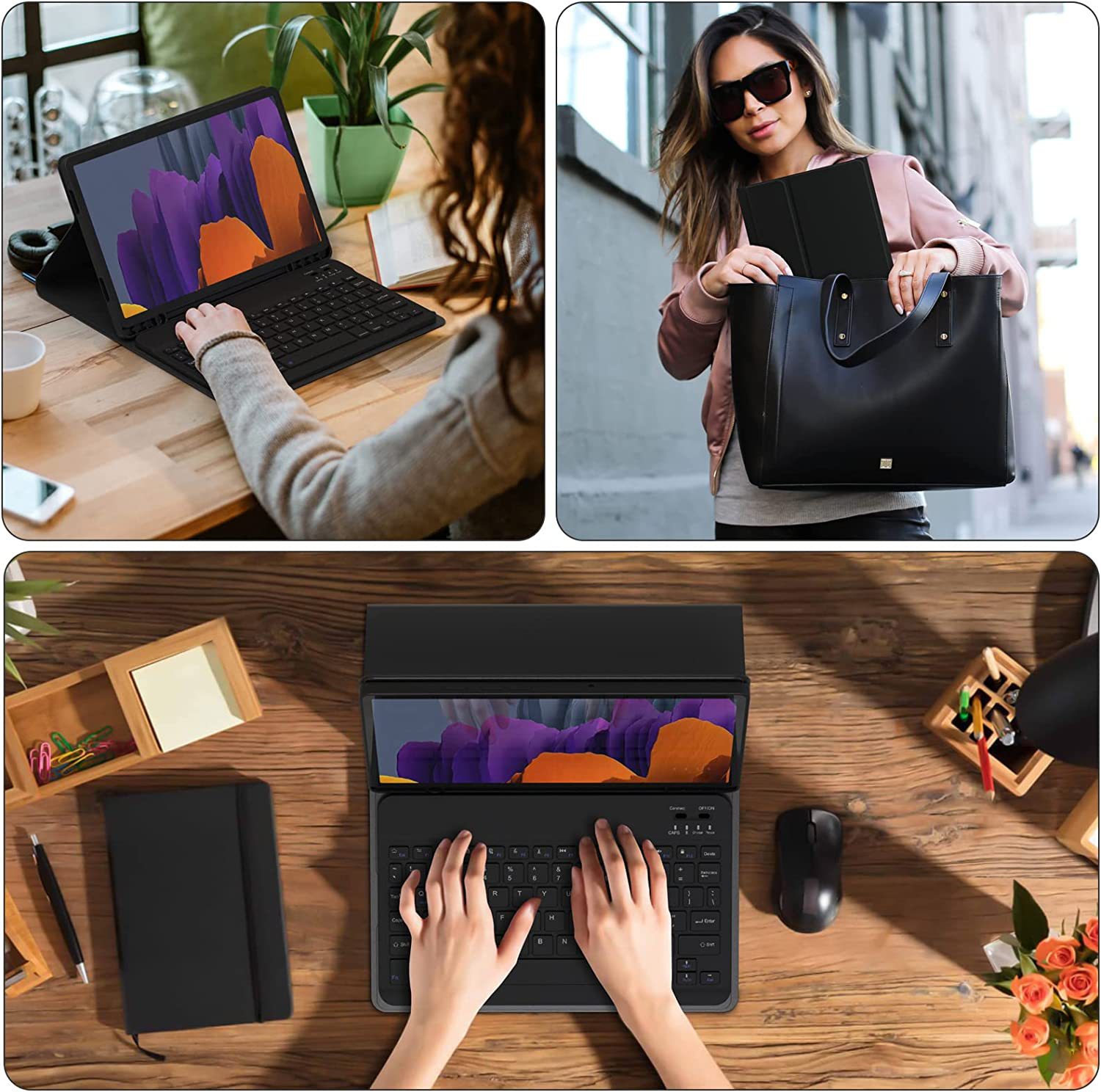 Funda para Samsung Galaxy Tab  - Samsung Tablet Keyboard Accessories reseña y precio