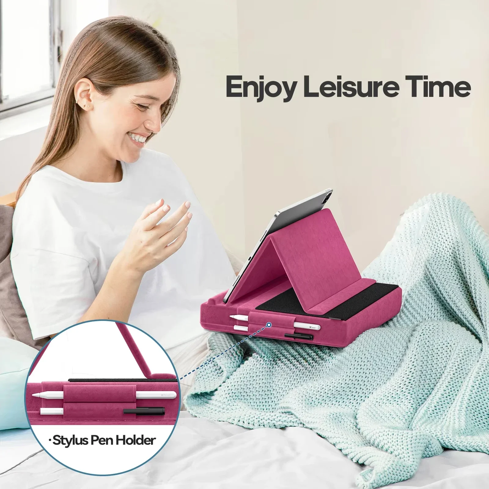 Soporte de almohada para table - Tablet Lap Desk reseña y precio