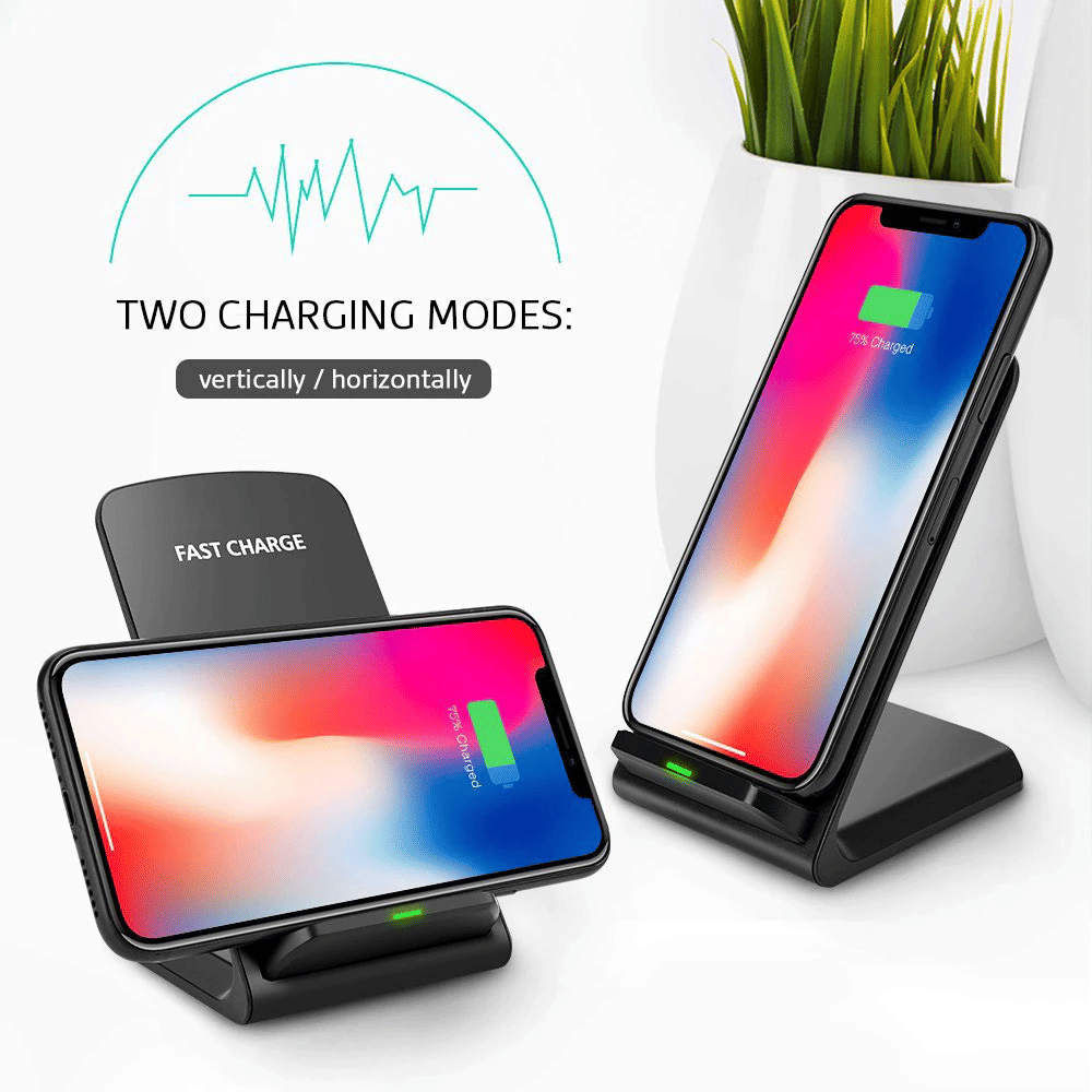 Cargador inalámbrico Qi, base  - Wireless Charging Pad reseña y precio