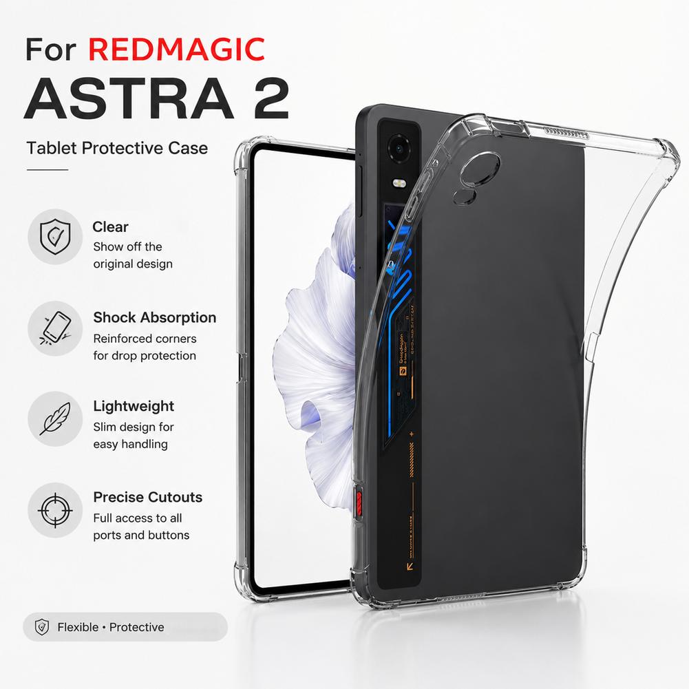 Funda Transparente de TPU para - Redmagic Tablet Accessories reseña y precio